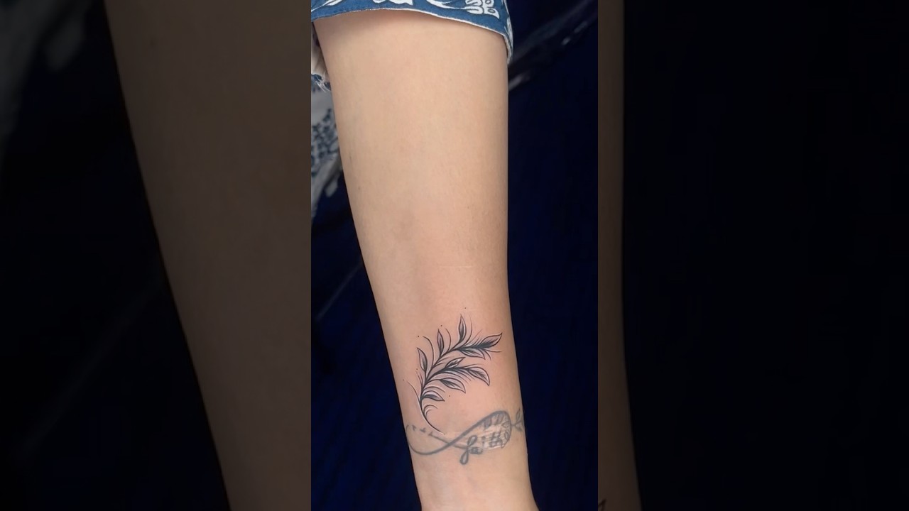 MA’AM KA LEAF TATTOO KESA LGA ❤️/ 