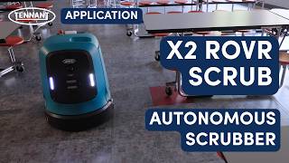 Details X2 ROVR SCRUB autonomous floor scrubber cleans real-world facilities Guide