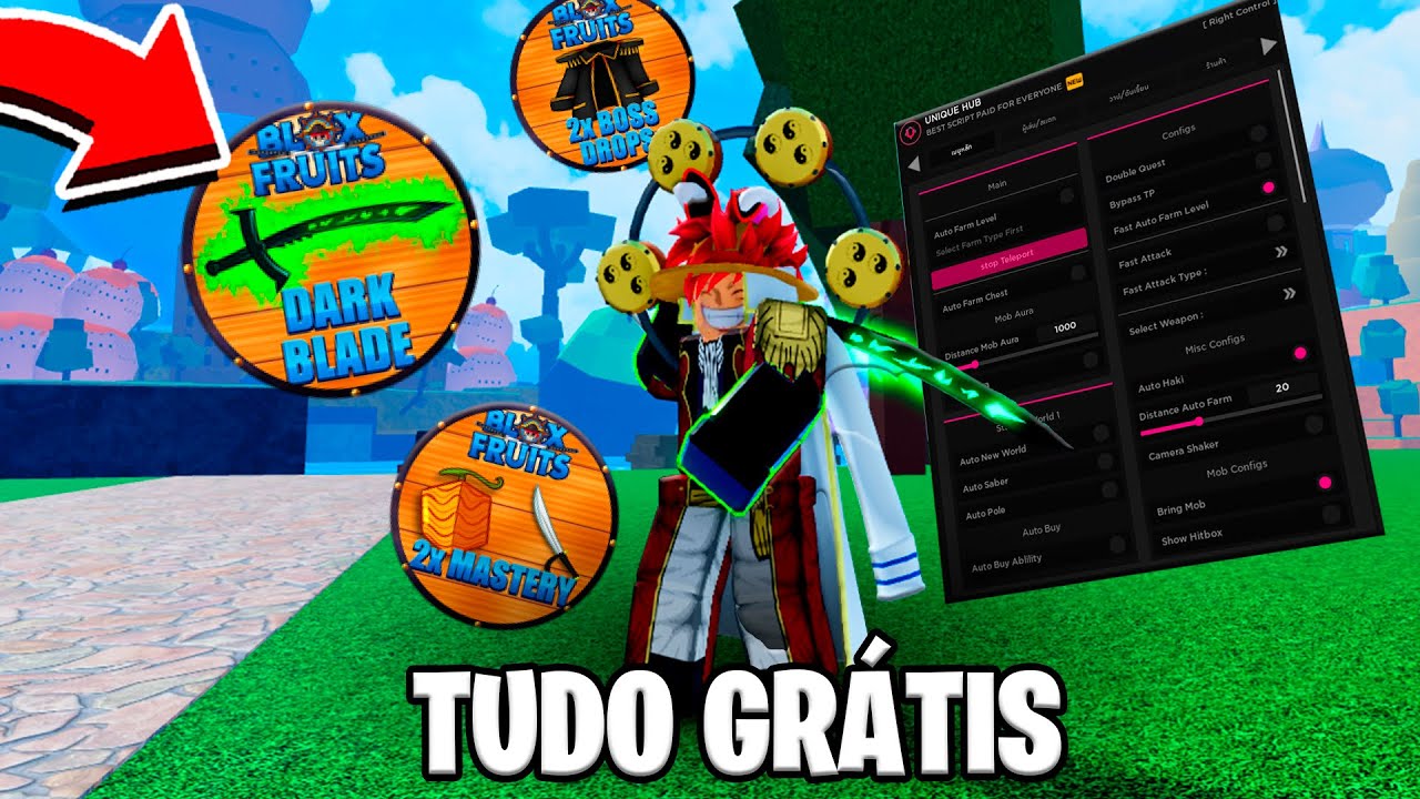 TESTEI o ''HACK'' que upa LEVEL MAX em 0,5 SEGUNDOS no BLOXFRUITS 