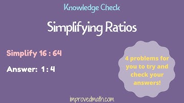 How To Simplify Ratios | Math Virtual Worksheet | Math Help | Math Videos | Improved Math