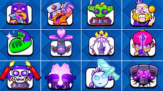 All Evolution Emotes in Clash Royale | Skull Creek