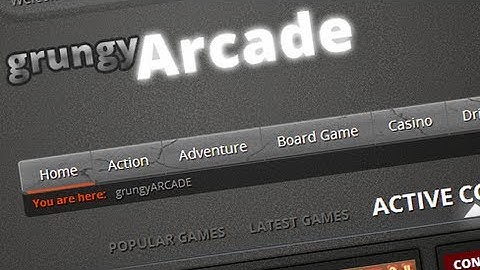 grungyARCADE - MyArcadePlugin Theme