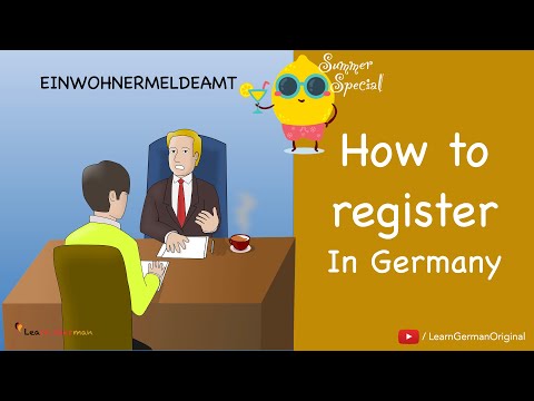 Registering in Germany | Anmeldung beim Einwohnermeldeamt | Deutsch im Alltag | Learn German | A1-A2