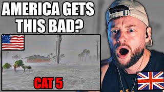 British Guy reacts to TERRIFYING Hurricanes in America!
