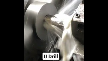 CNC Machine U Drill #short