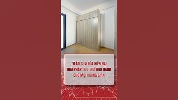 Tủ Áo Cửa Lùa Hiện Đại – Giải Pháp Lưu Trữ Gọn Gàng Cho Mọi Không Gian | Nội Thất Viva