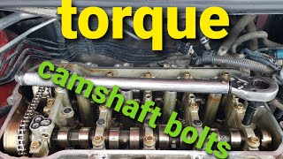 How to.Can You Do This? Watch to See How to Assemble the Toyota Corolla 2009 Camshaft Bolts 1.8