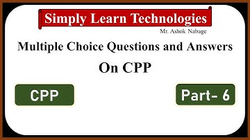 Multiple Choice Questions on C Plus Plus for Online Examination | C++ | CPP