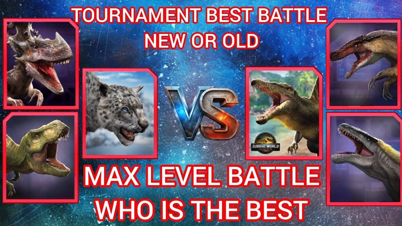 Tournament best battle new vs old//Max level battle//Jurassic world alive,v 3.15 #videoviral #video 
