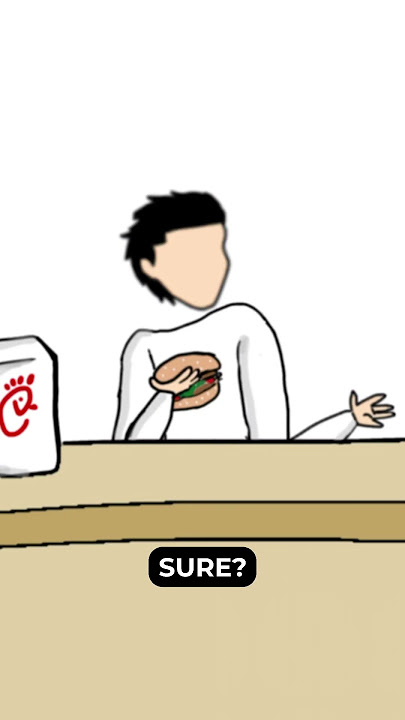 Eating Non Zabiha meat… #muslimah #animation #hijabi #islam #halal #chikfila