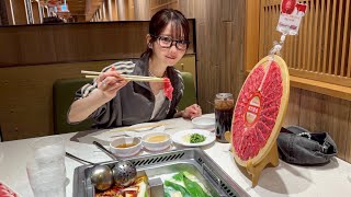 念願の火鍋屋さんに来て緊急で動画を回しました