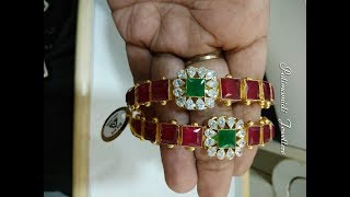 EPISODE=870 Ruby Gold Set Bangle Designs