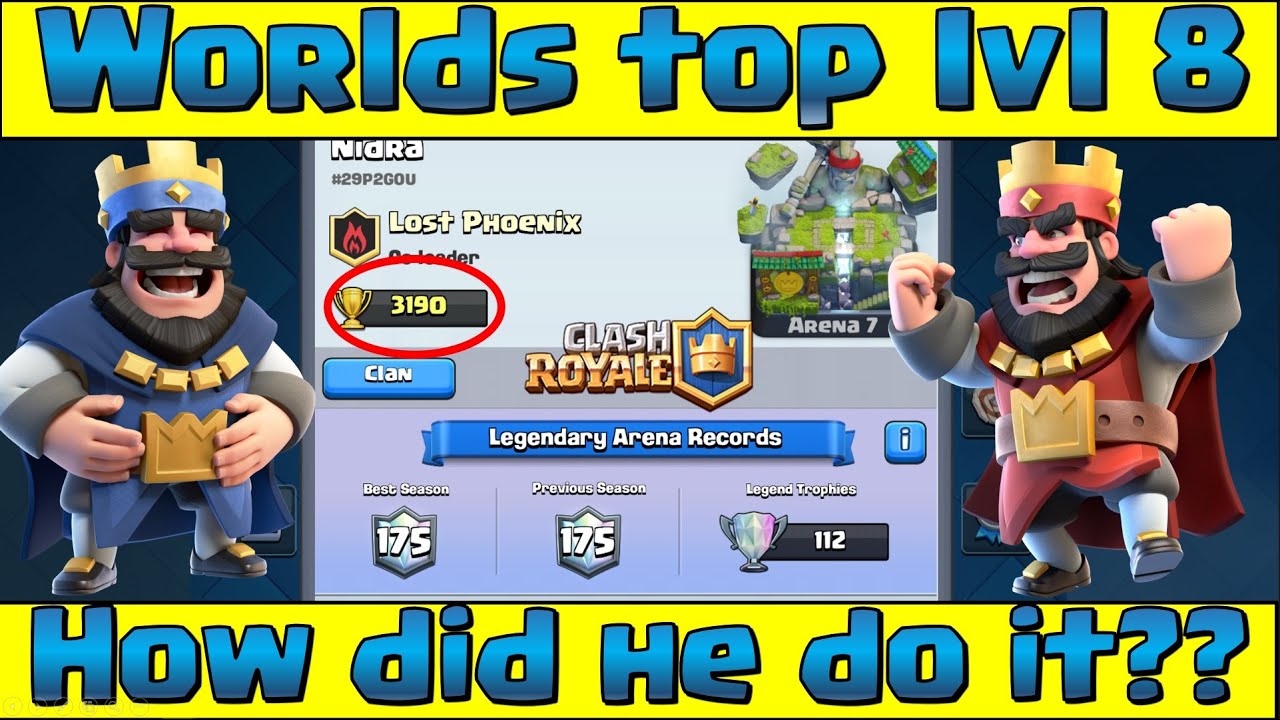 Clash Royale Worlds highest Lvl 8 takes on Lvl 11!!!!! YouTube