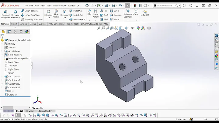 Extrude Boss & Extrude Cut
