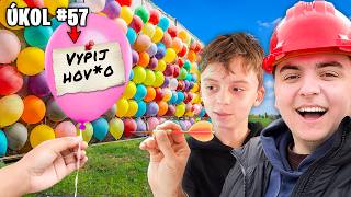 Jaký Balónek Trefím, takový Trest Musím Splnit s Bráchou!