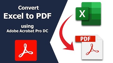 How to convert excel to pdf using adobe acrobat pro dc