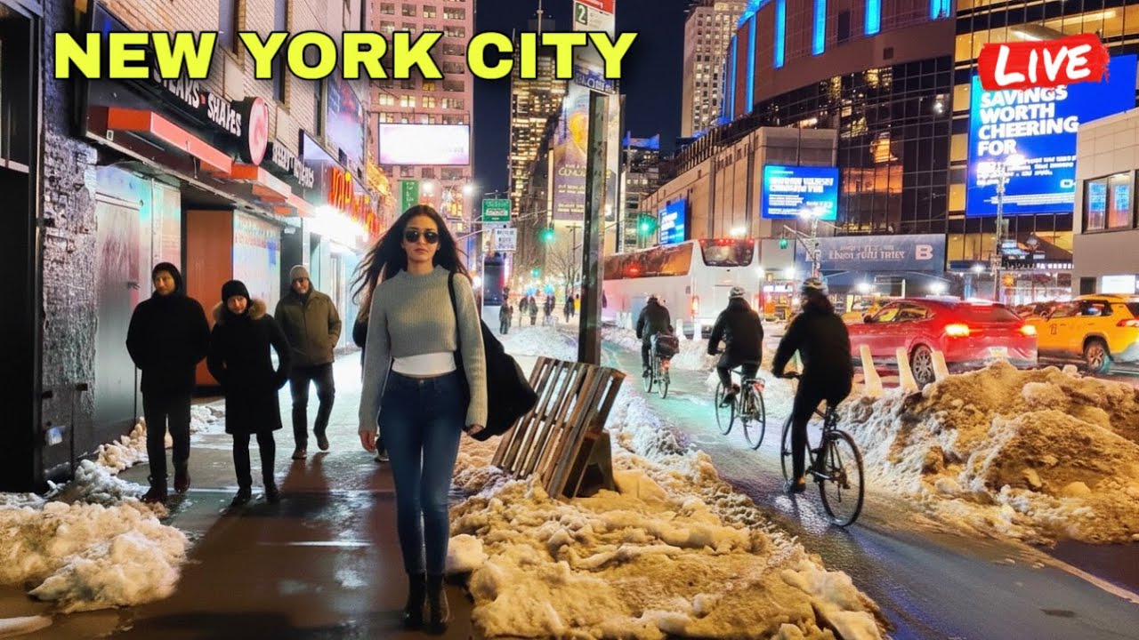 IRL New York City Murray Hill To Herald Square Friday Evening (06th February 2026)