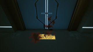Cyberpunk 2077 keep fingers away from the door