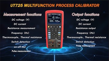 UT725 Multifunction Process Calibrator