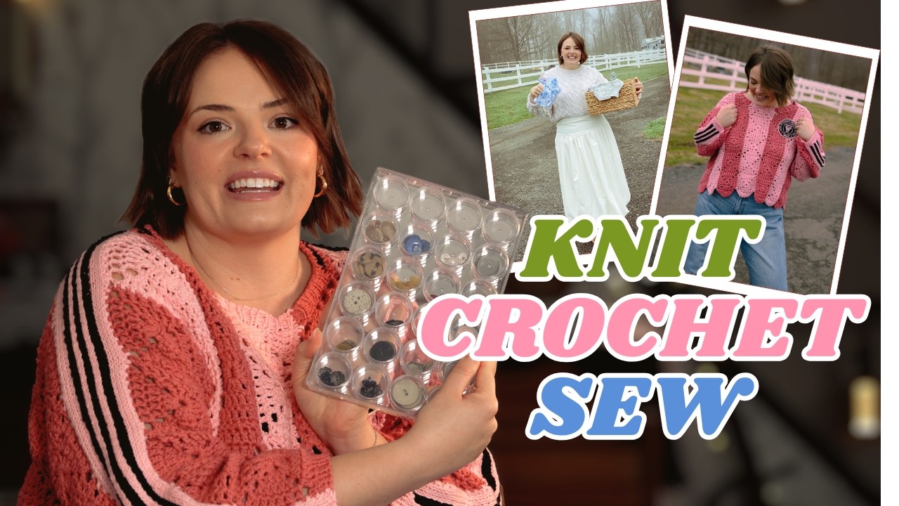 Trying it ALL On, My CROCHET Jersey + CUTEST Sewing Project