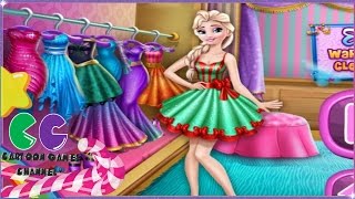 Princesa Elsa Armario de limpieza: juego de día de lavandería. screenshot 1