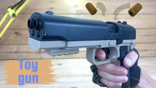 2 barrel 1911 like real toy gun Double Shot Double Kill Legendary Dueller