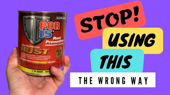 STOP USING POR-15 INCORRECTLY!