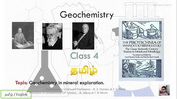 Geochemistry | Lecture series || Lecture 4 - Geochemical Exploration, in Tamil