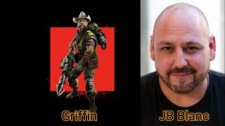 Character and Voice Actor - Evolve - Griffin - JB Blanc