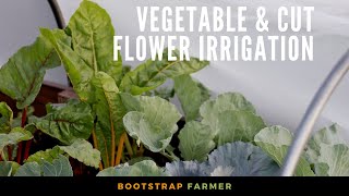 How to Install Soaker Hose Irrigation for Vegetable and Cut Flower Gardens