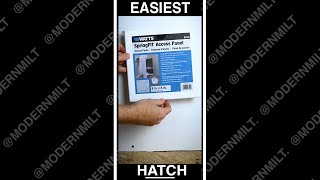 FASTEST And Easiest Access Hatch to Install in Your Home (DIY) #shorts