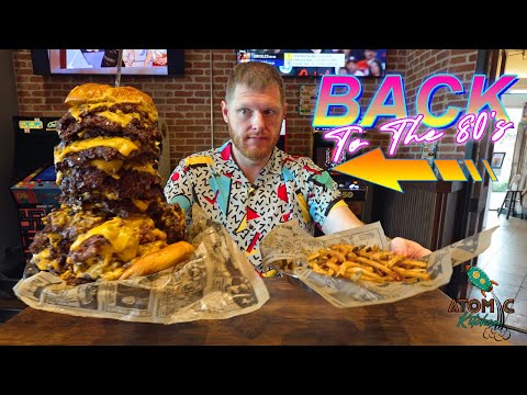 I TRIED THE BIGGEST BURGER IN KENTUCKY AT THIS 80'S RESTAURANT
