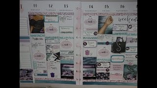 Memory Happy Planner Plan with me, ft. Glam Planner