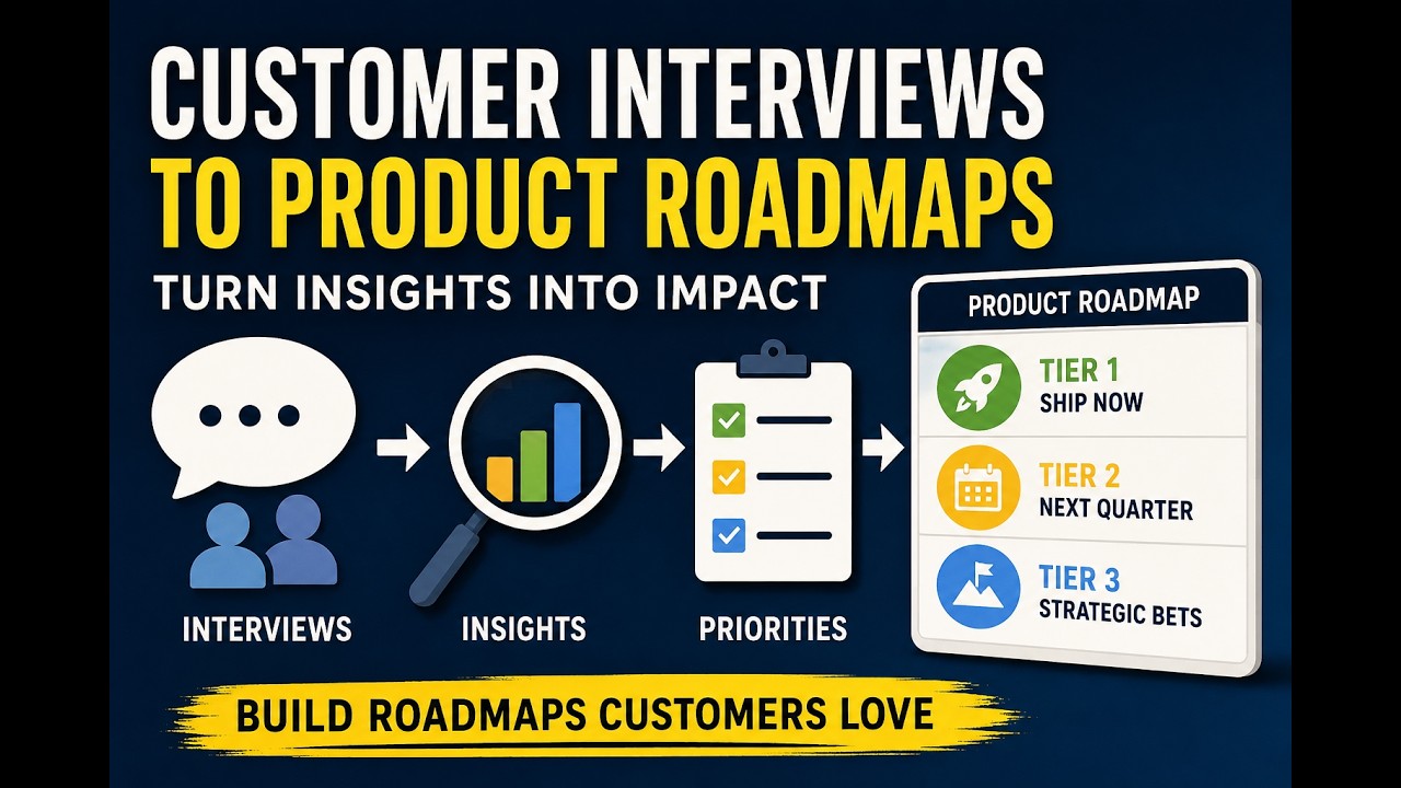 Turn Customer Interviews Into Product Roadmaps That Actually Deliver