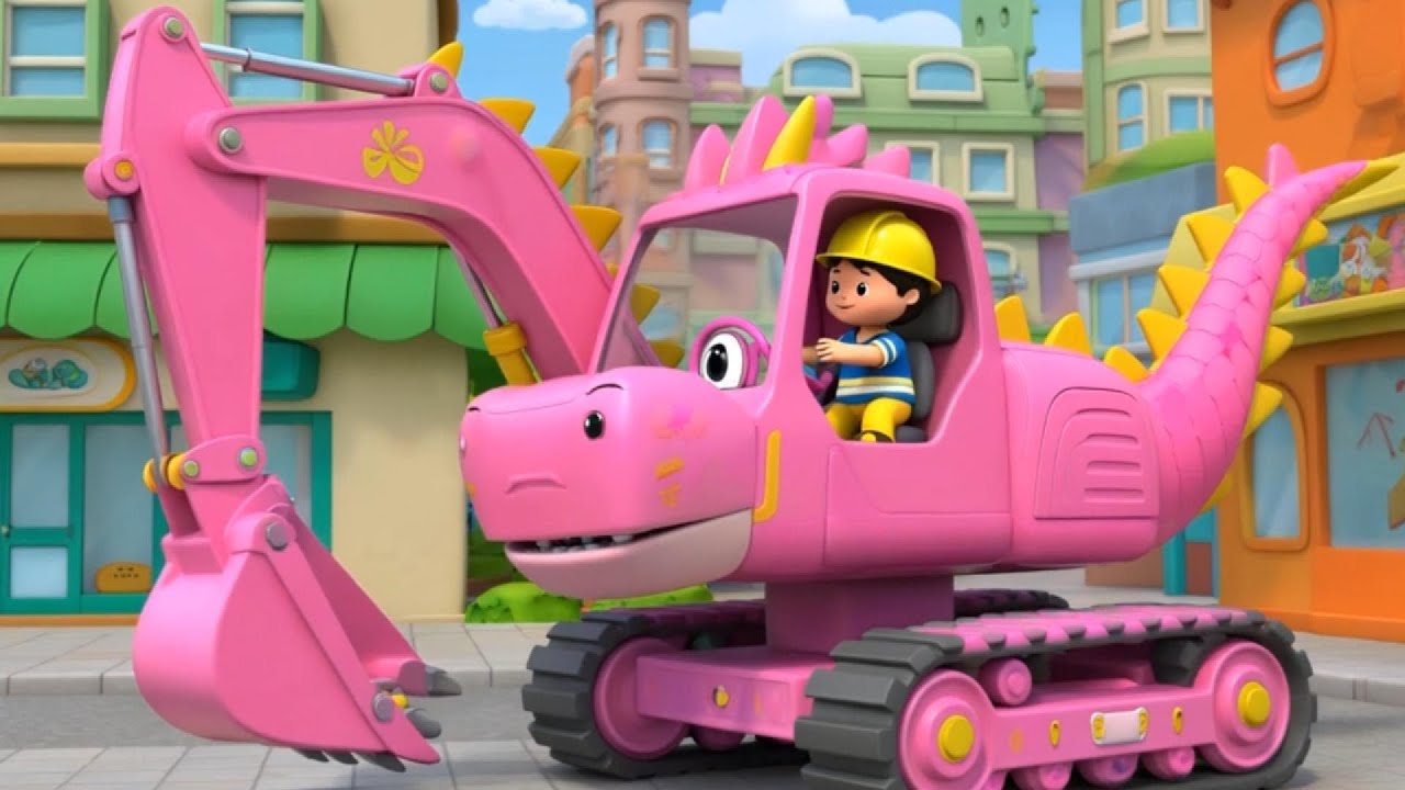 Wheels on the Excavator 🚜 | Kids Learning & Fun Music