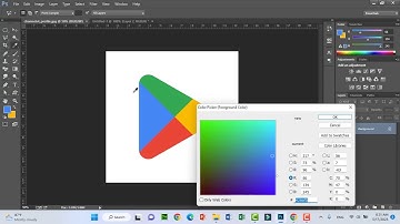 How to make GOOGLE PLAYSTORE logo in Photoshop cc | Easy and Simple method.