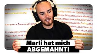 Marli hat mich abgemahnt & es ist bodenlos