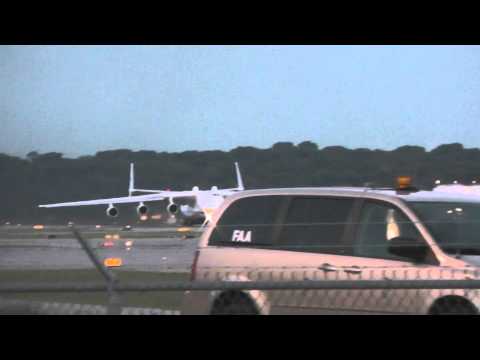 RARE Antonov An-225 Mriya UR-82060  takeoff form MSP 7-2-2014