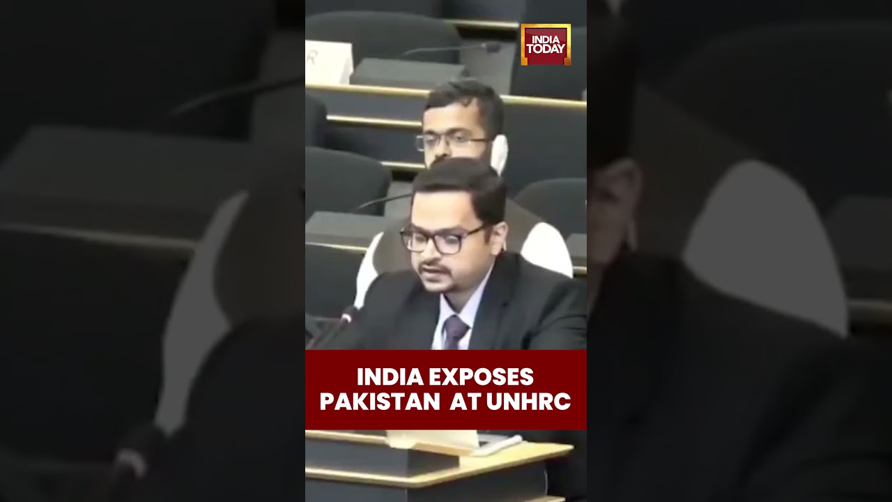 India At UNHRC Session Exposes Pakistani Lies | Indian Diplomat Kshitij Tyagi