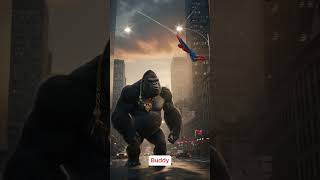 Spider Man vs The Giant Gorilla Bank Robber