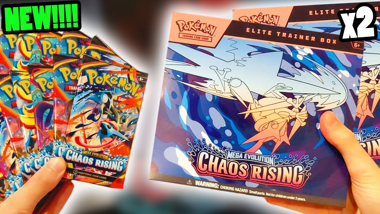 Opening NEW Pokemon Chaos Rising Elite Trainer Box!!