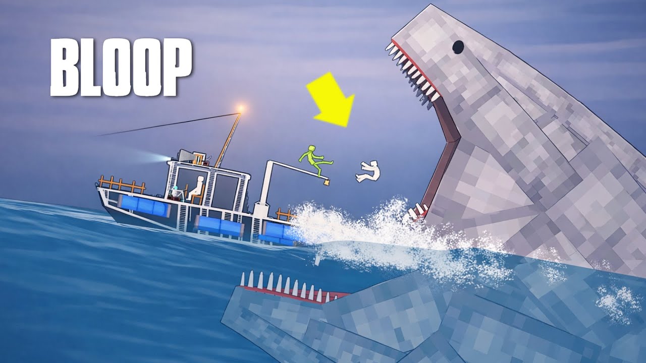 The Bloop vs People Playground vs Melon Playground on The Sea