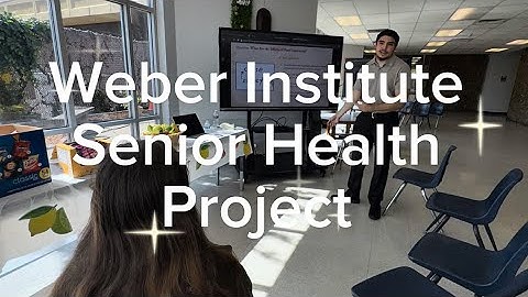 Weber Institute Senior Health Project