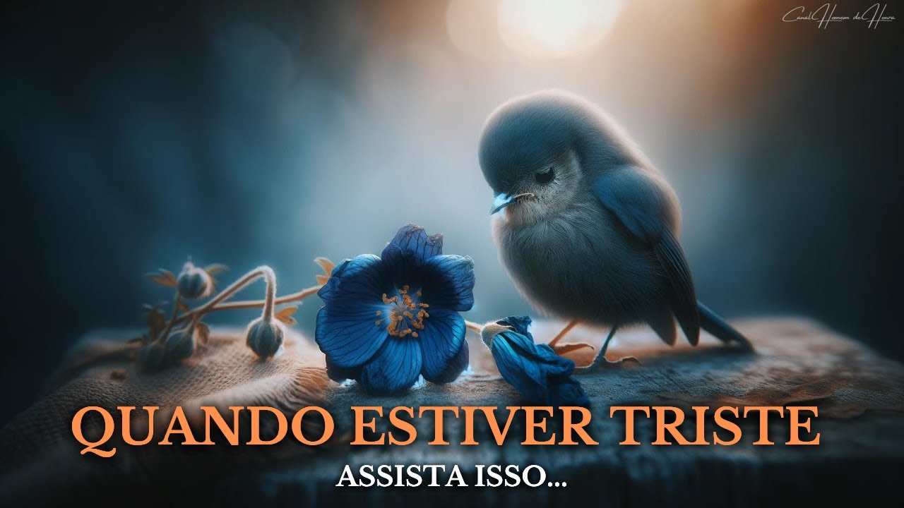 O PASSARINHO TRISTE E A FLOR (Uma linda reflexão de vida)