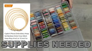 Beginner Cross Stitching Tutorial | Materials You'll Need To Get Started