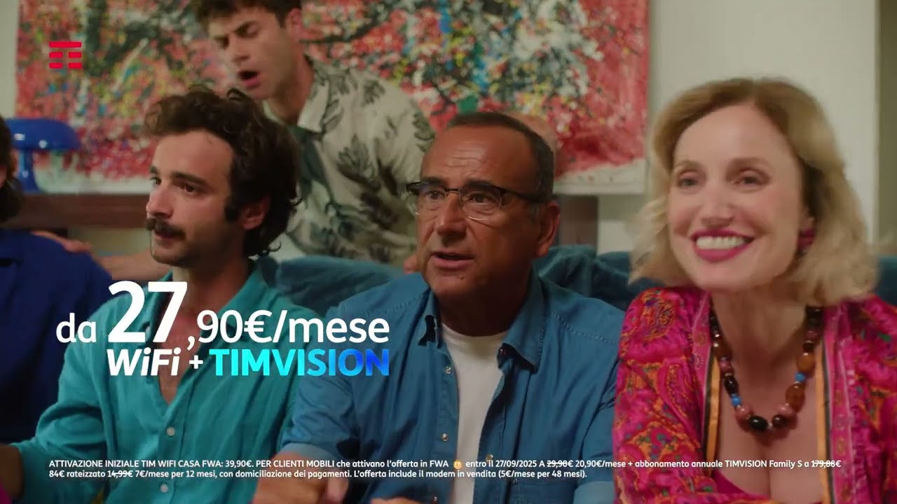 Spot TIM - WIFI Casa FWA + TIMVISION FAMILY