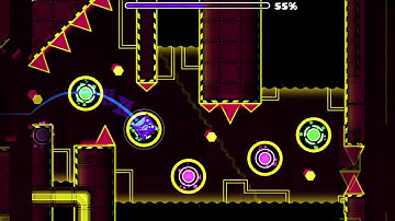 Chrono Sanctuary (Medium/Hard Demon) (all coins) by Deevoo & Pan - Geoemtry Dash