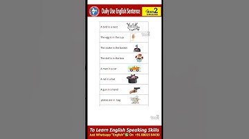 In Preposition | About in | Daily Use English Sentences | How to use IN | English Sentences