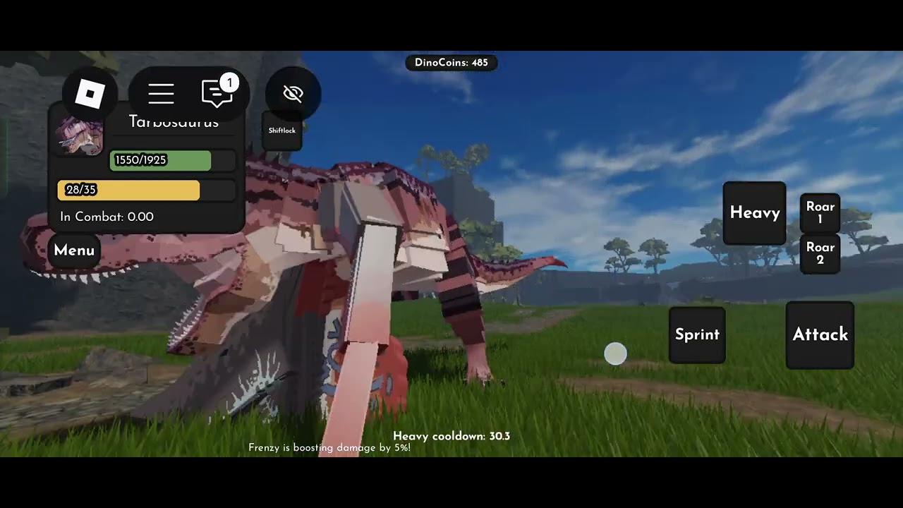 Tarbosaurus vs spinosaurus (Jurassic Blocky)