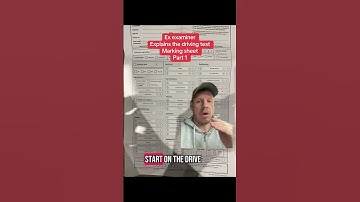 #drivingtest driving test marking sheet